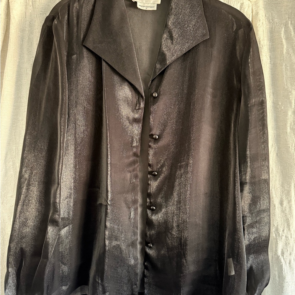 Elegant Black Button Down Shirt